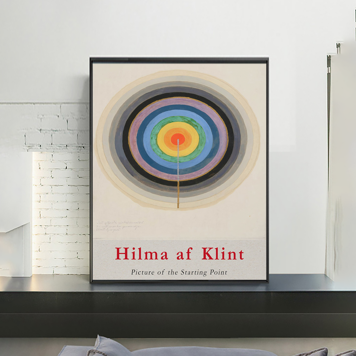 Hilma Af Klint Exhibition Poster, Picture Of The Starting Point