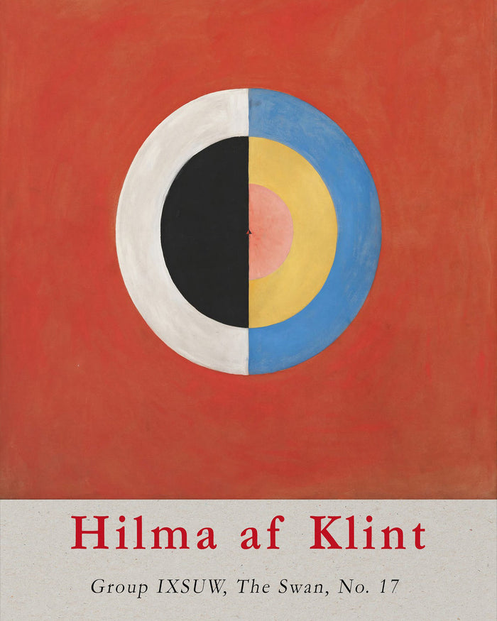 Hilma Af Klint Exhibition Poster, The Swan No. 17,