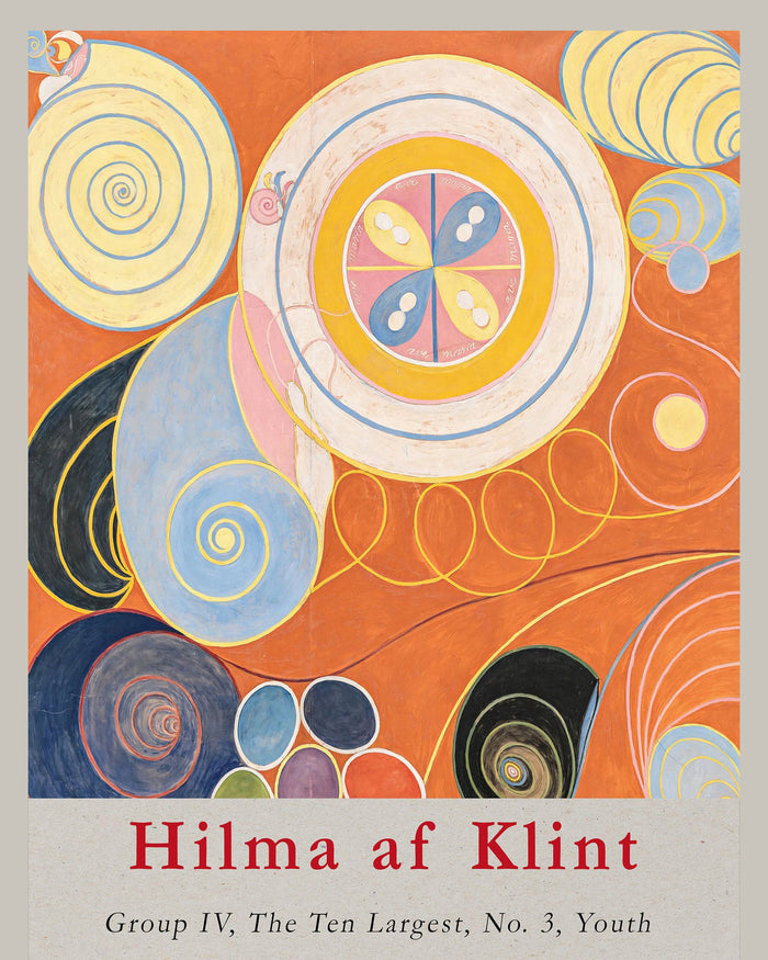 Hilma Af Klint Exhibition Poster, The Ten Largest No 3 Youth