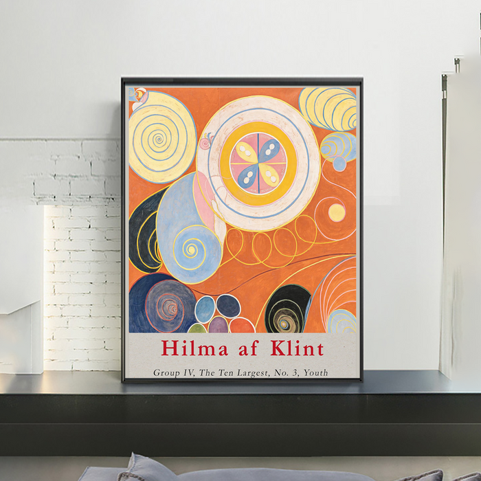 Hilma Af Klint Exhibition Poster, The Ten Largest No 3 Youth