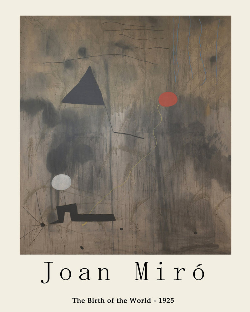 Joan Miró Poster Print - The Birth of the World