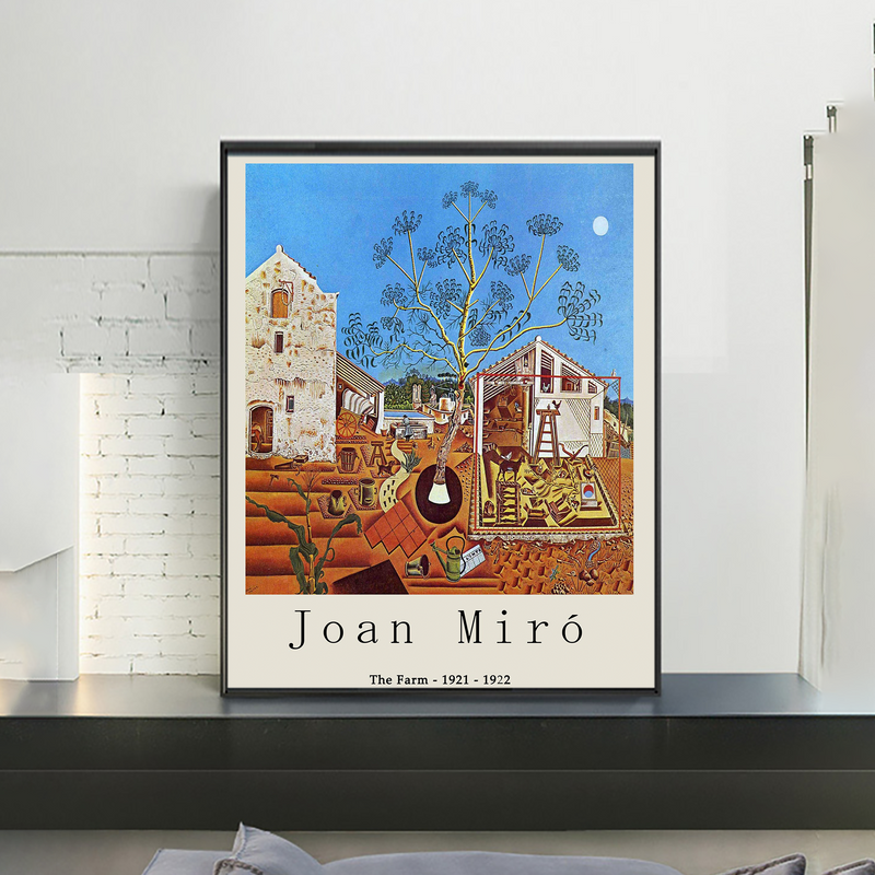 Joan Miró Poster Print - The Farm