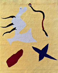 Joan Miró,Vintage Mangouste Carpet by Joan Miró, 1961, Provenance Galerie Beyeler