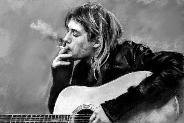 Kurt Cobain Smoking