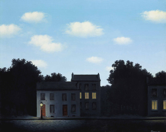 L’empire des lumières by René Magritte
