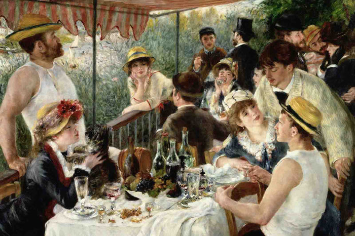 Luncheon of the Boating Party by Pierre-Auguste Renoir