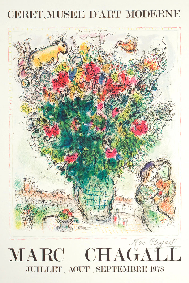 MARC CHAGALL (Belorussian, 1887-1985). Marc Chagall. Ceret, Musee d'Art Moderne, 1978