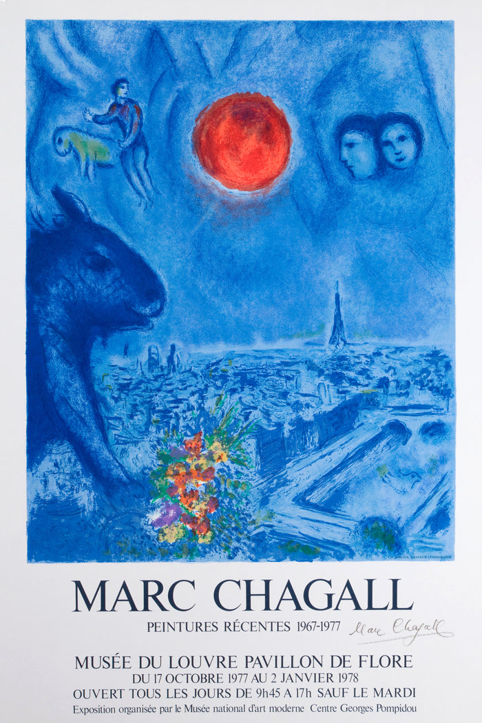 MARC CHAGALL (Belorussian, 1887-1985). Marc Chagall Peintures Recentes 1967-1977, 1977