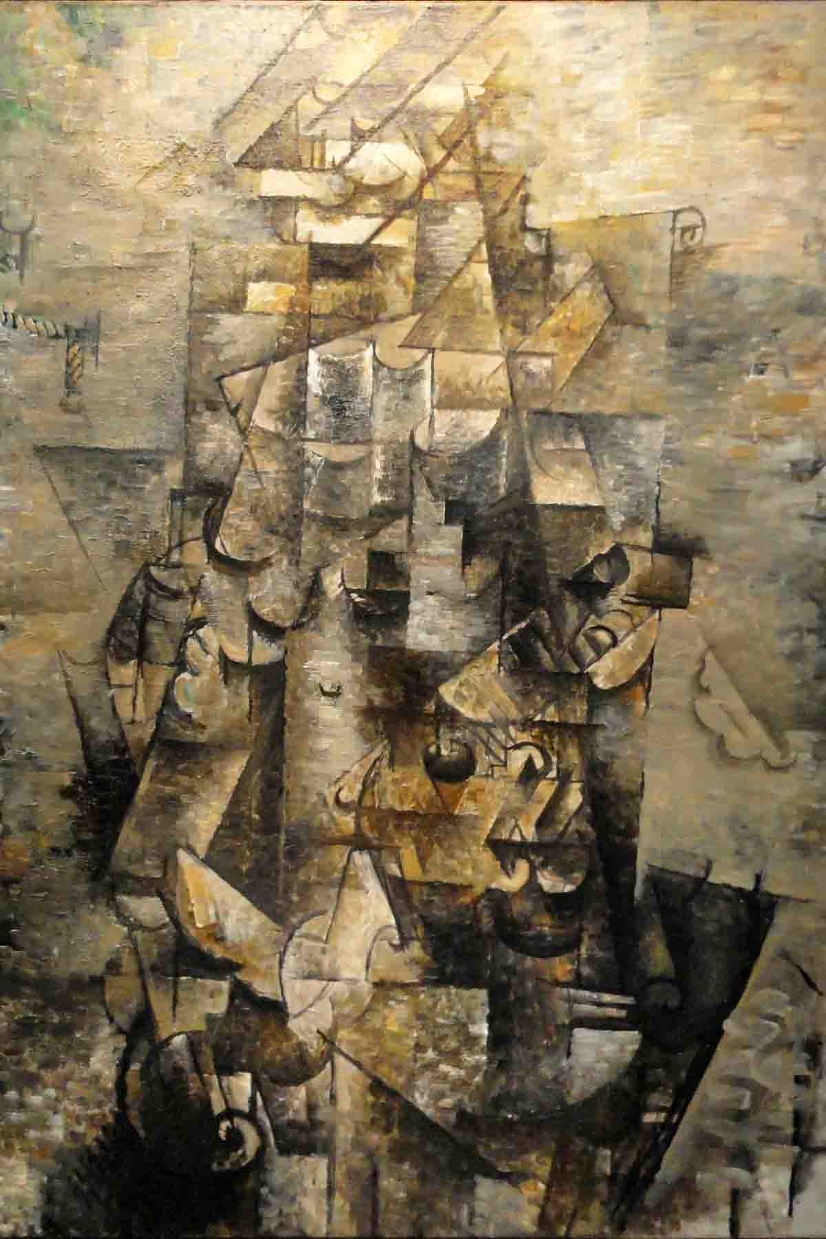 Man with a Guitar by Georges Braque