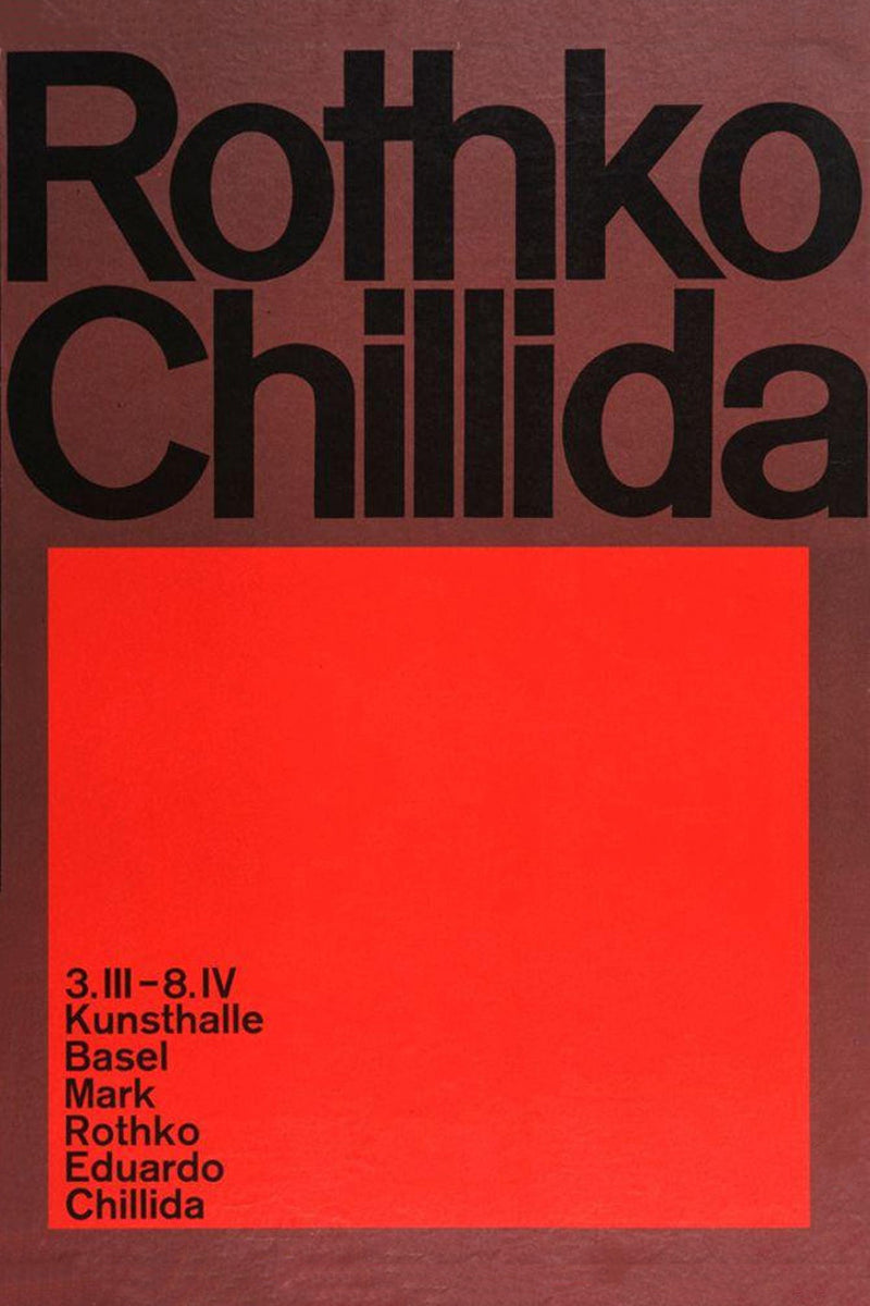 Mark Rothko Exhibition Poster