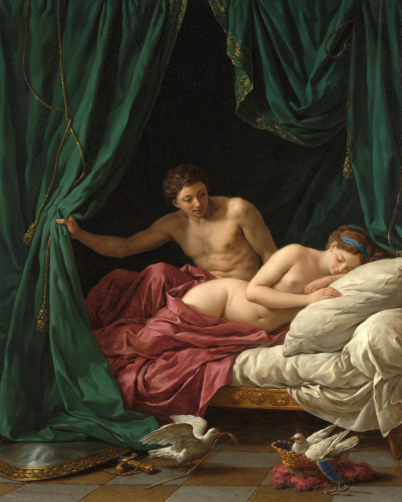 Mars and Venus Allegory of Peace by Louis-Jean-Francois Lagrenee