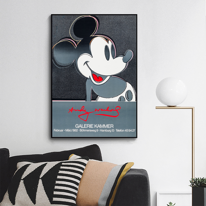 Mickey Mouse by Andy Warhol (Galerie Kammer, 1982)