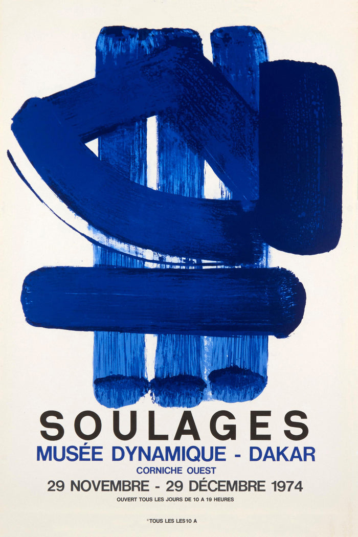 Musee Dynamique-Dakar by Pierre Soulages, 1974