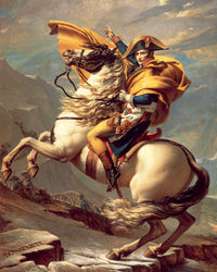 Napoleon Crossing the Alps by Jacques-Louis David