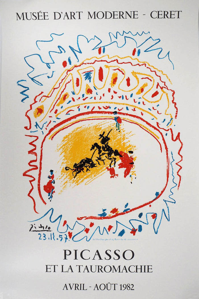 Pablo Picasso,Bullfight, the Arena