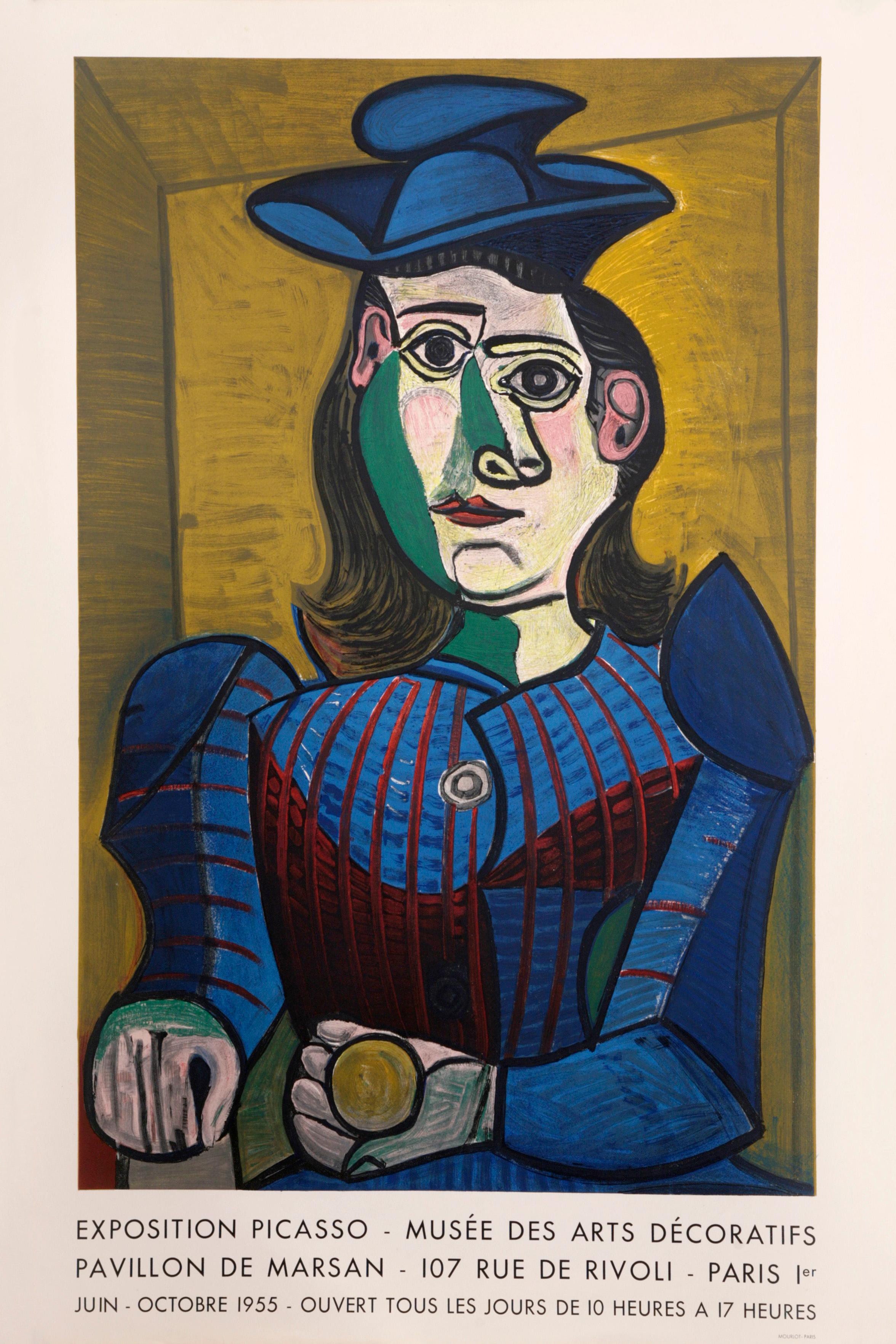 Pablo Picasso,Buste de Femme au Chapeau Bleu - Musee des Arts