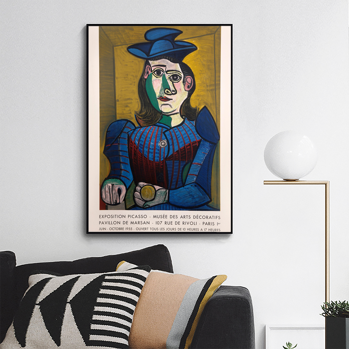 Pablo Picasso,Buste de Femme au Chapeau Bleu - Musee des Arts Decoratifs