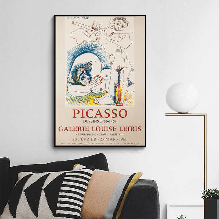Pablo Picasso,Dessins 1966-1967, Galerie Louise Leiris