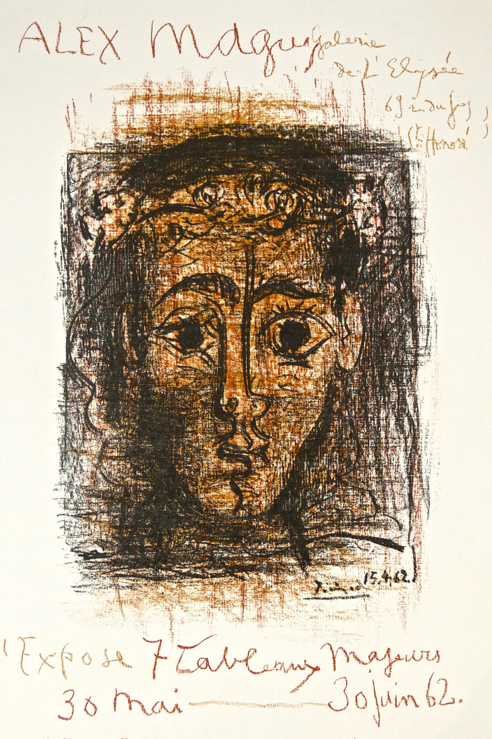 Pablo Picasso,Exhibition Alex Maguy, Galerie de l'élise - 1962