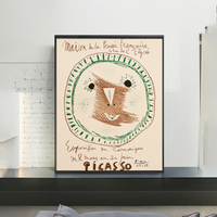 Pablo Picasso,Exposition de Céramiques II - Maison de la Pensée Française, Poster,1958