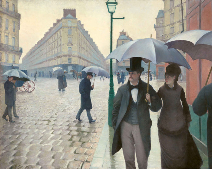 Paris Street In Rainy Weather by Gustave Caillebotte