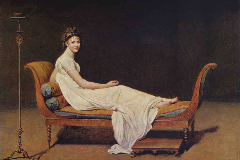 Portrait of Madame Recamier by Jacques-Louis David