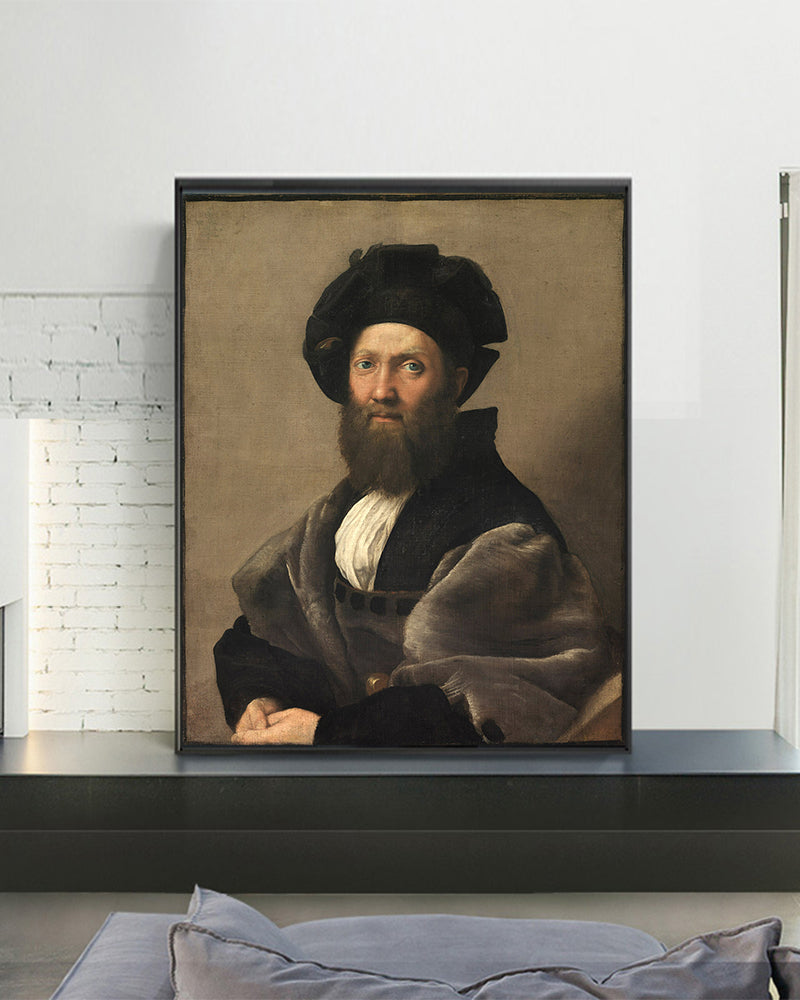 Portrait of baldassare castiglione by Raphael