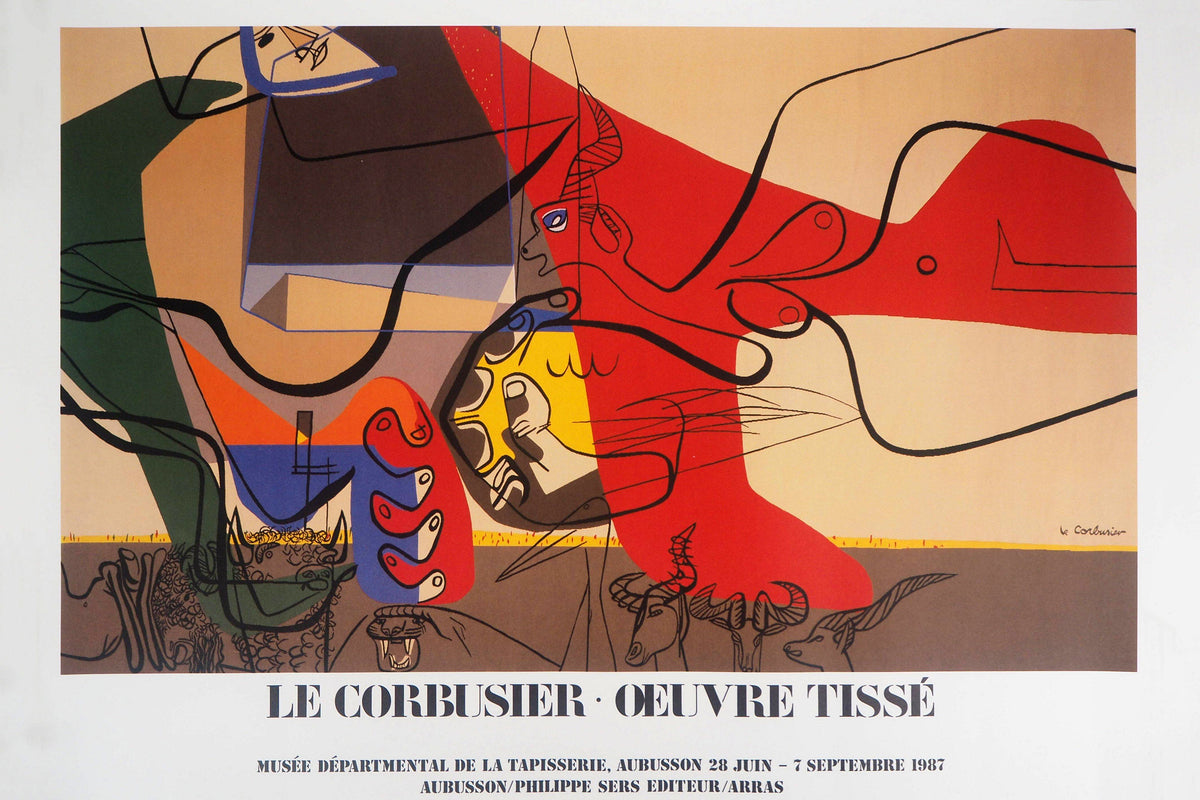 Presence (Man with Bull and Animals),Le Corbusier