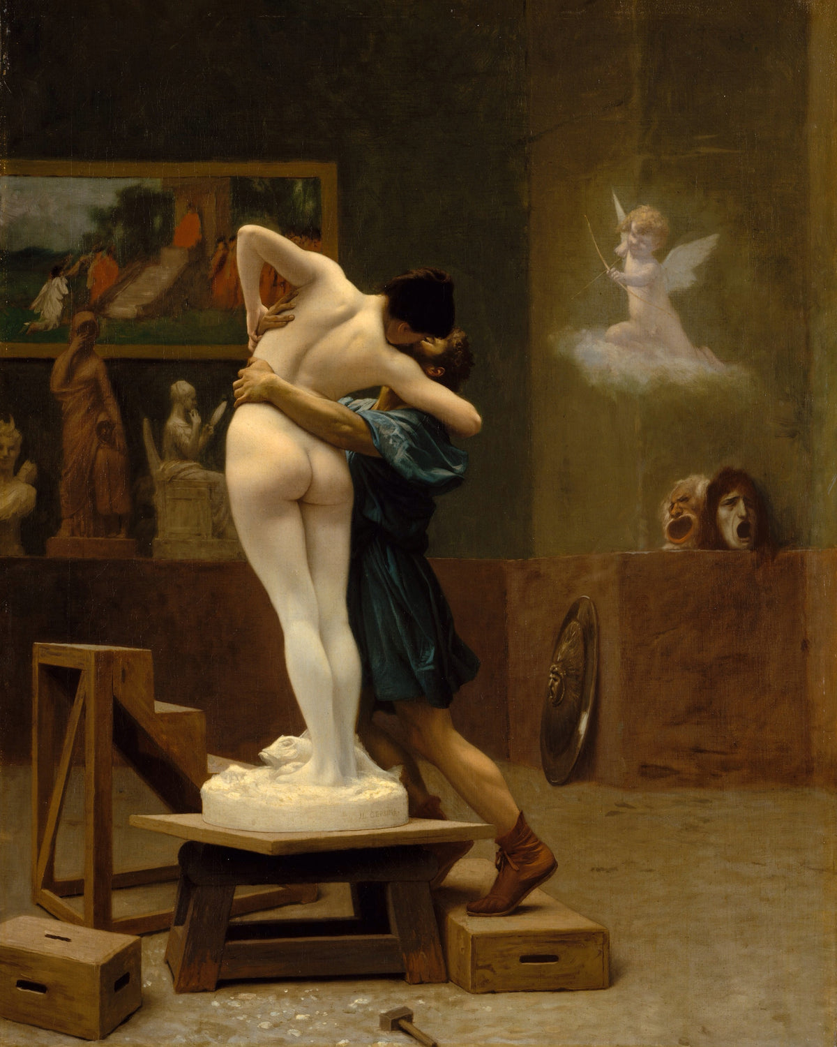 Pygmalion and Galatea by Jean-Leon Gerome