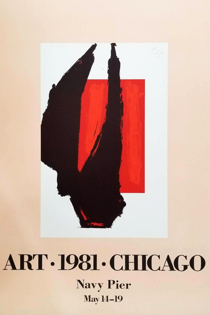 Robert Motherwell,Art 1981 Chicago