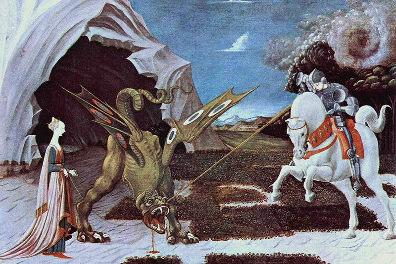 St. George and the Dragon by Paolo Uccello