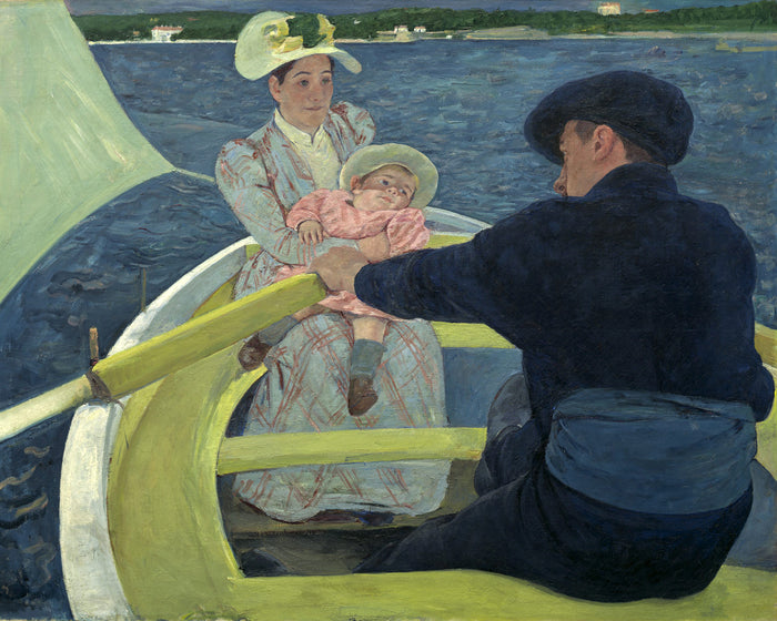 The Boat Trip by Mary Cassatt