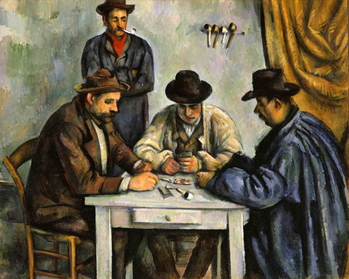 The Card Players by Paul Cezanne