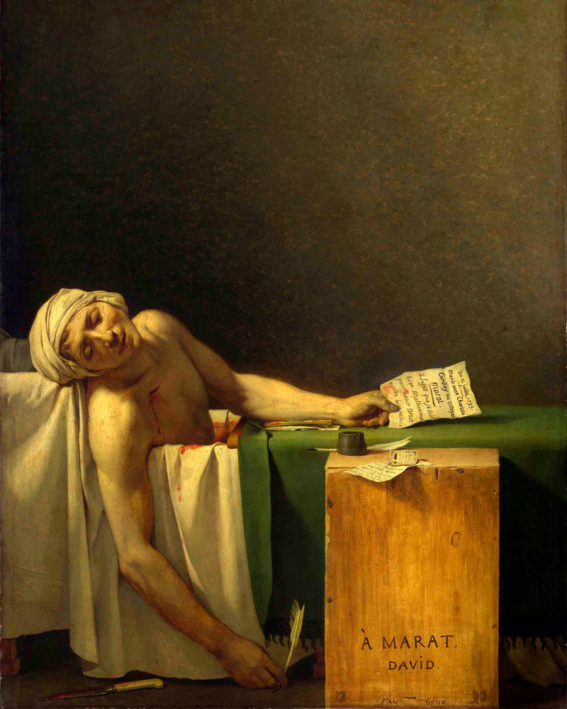 The Death of Marat by Jacques-Louis David