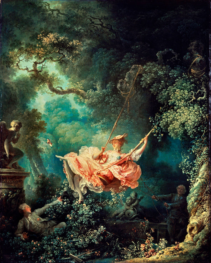 The Happy Accidents Of The Swing by Jean-Honor‚ Fragonard