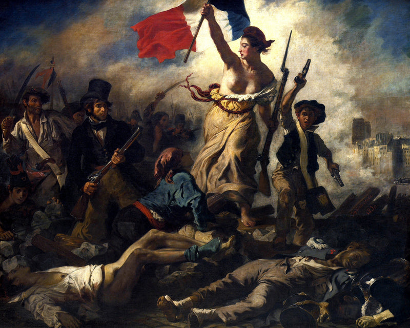 The Liberty Leading The People by Eugene Delacroix