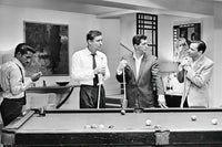 The Rat Pack Playing Pool