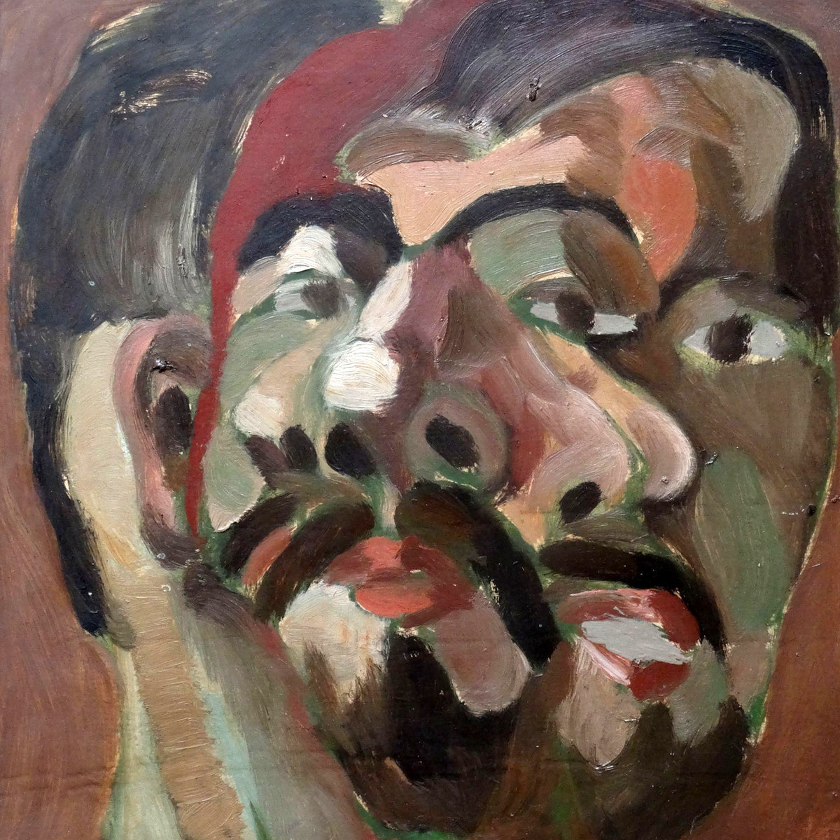 Vladimir Glushenkov,Dynamic self-portrait. 1972