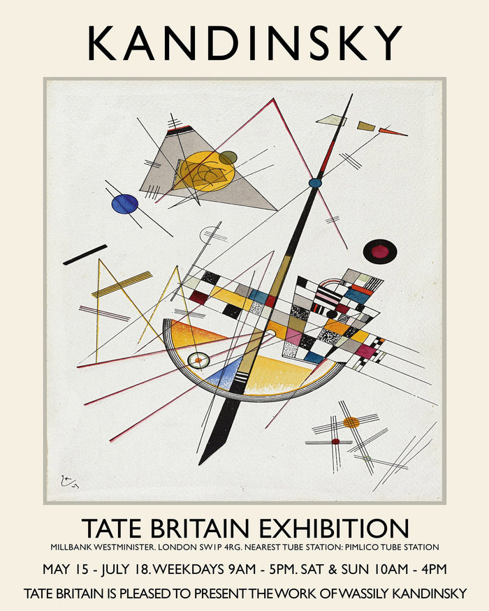 Wassily Kandinsky Exhibition Poster