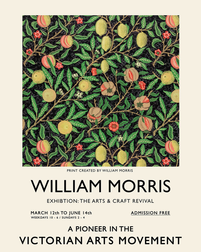 William Morris Vintage Exhibition Poster3