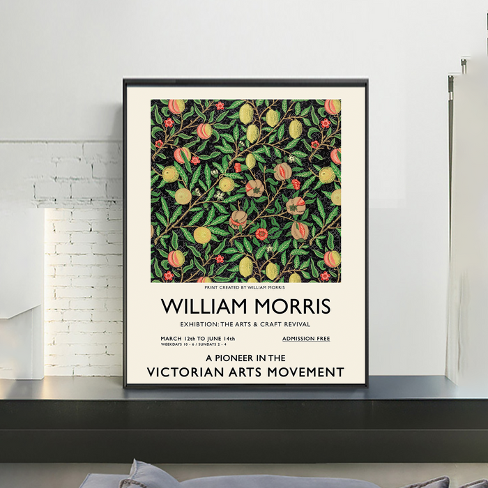 William Morris Vintage Exhibition Poster3