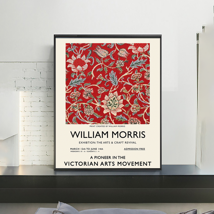 William Morris Vintage Exhibition Poster �