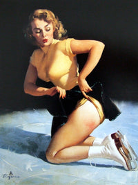 A cute injury 1953 by Gil Elvgren