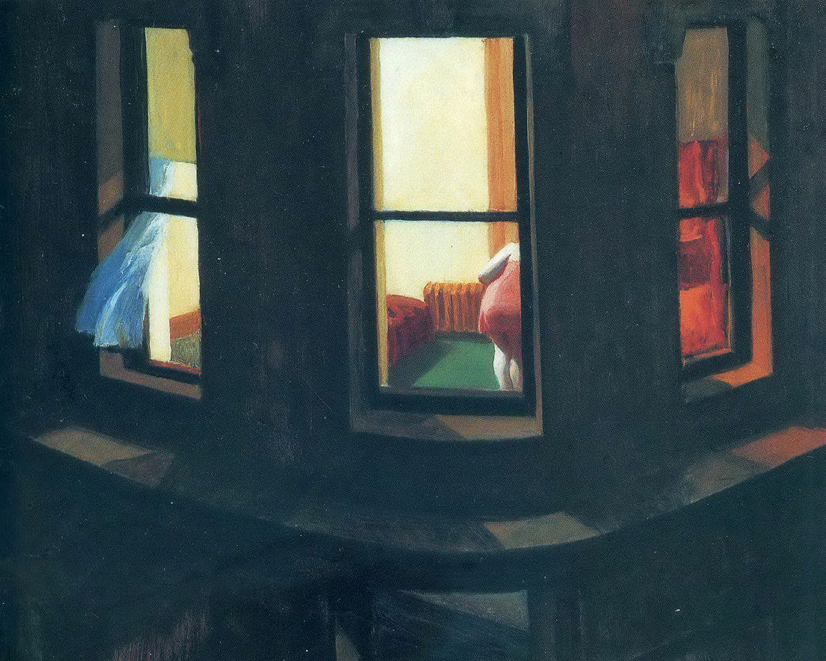 Night windows by Edward Hopper