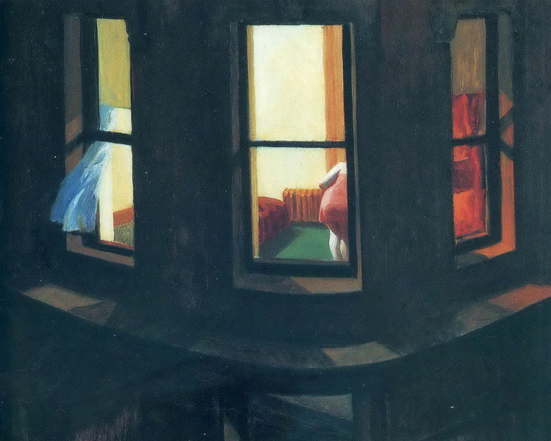 Night windows by Edward Hopper