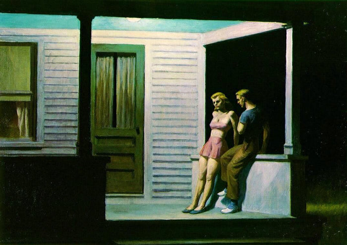 Summer evening 1947 by Edward Hopper